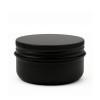 Баночка косметическая алюминий 50 мл - (черная ns)