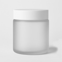 Баночка косметическая стекло 100 мл - (матовая)