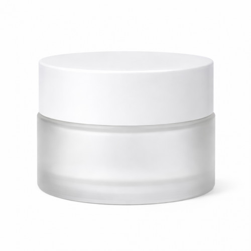 Баночка 15 мл стеклянная матовая