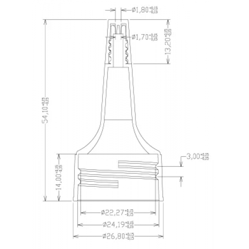 Крышка CF-C-12 PSE 24/410 (белая)